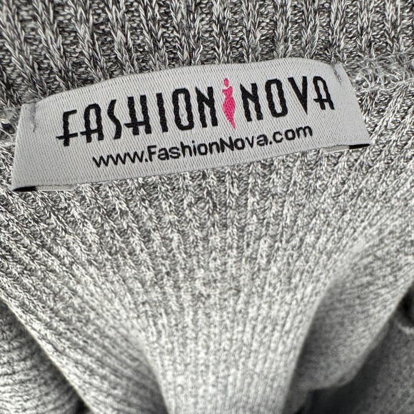 Heather Gray Open Sleeve Top - Picture 4 of 5